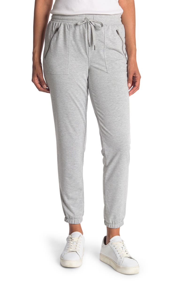 THE SWEATSHIRT PROJECT Zip Pocket Drawstring Joggers, Main, color,