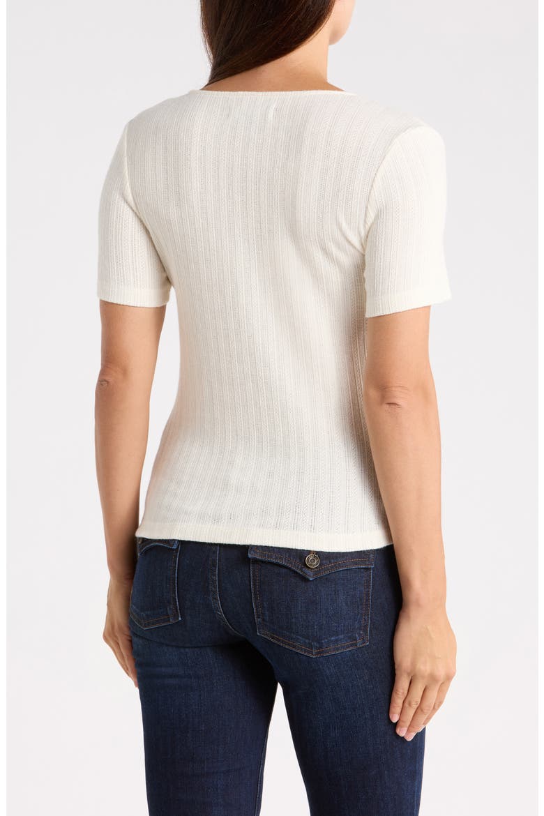 Feel Like Magic Button Top, Alternate, color, SCONE WHITE