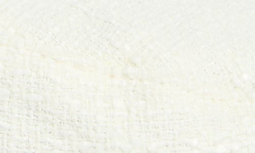Vince Camuto Nubby Captain's Croc Embossed Band Skipper Cap In White