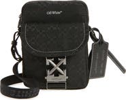 Off-White North/South Flight Multi Pocket Crossbody Bag