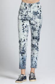 APNY Floral Print Skinny Jeans