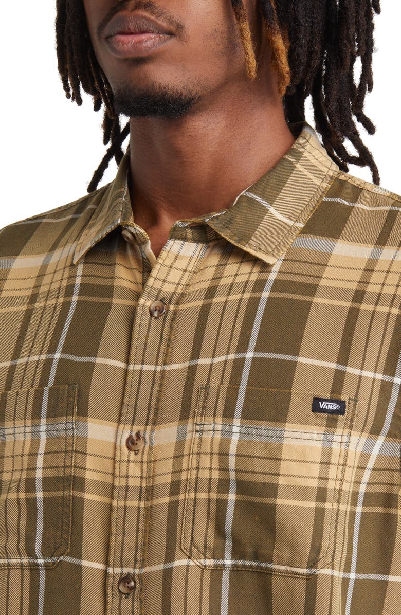 Vans Peddington Plaid Button-Up Shirt, Alternate, color, 