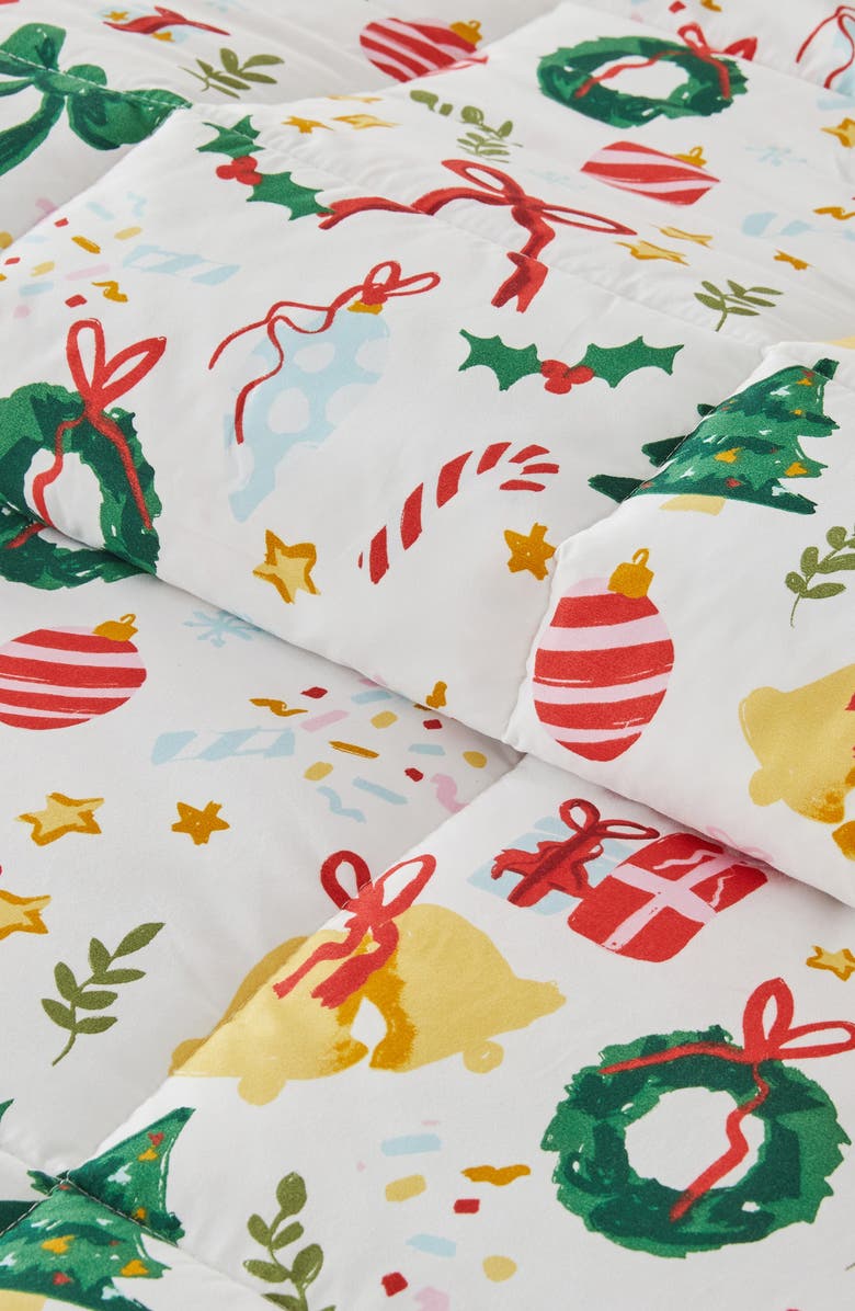 Woven & Weft Holiday 3-Piece Comforter Set, Alternate, color, Celebration