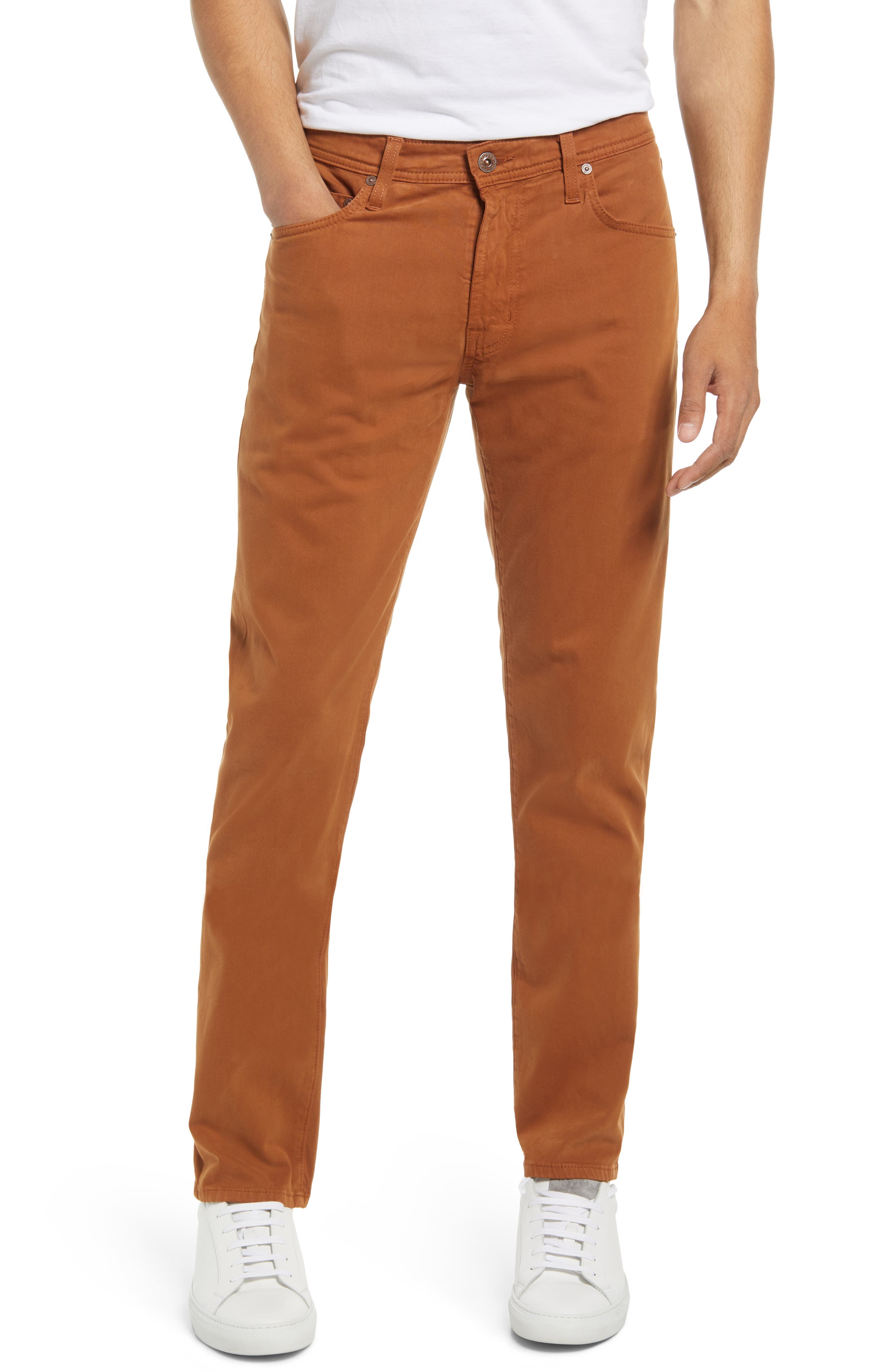 AG Tellis Slim Fit Sateen Pants