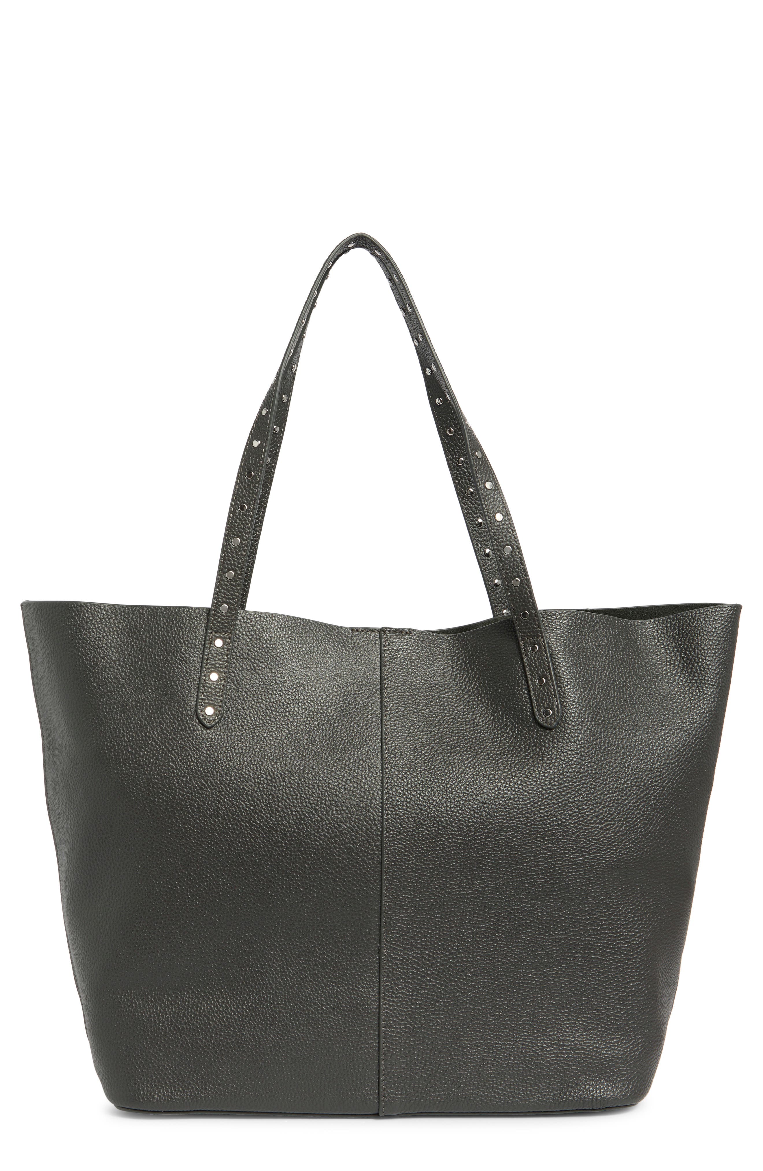 Rebecca Minkoff Stud Pebbled Leather Tote Bag