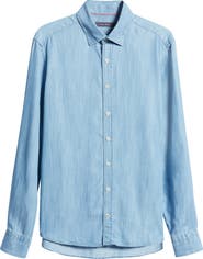 Stone Rose Tencel® Denim Button-Up Shirt