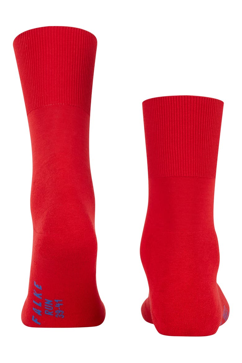 Gender Inclusive Run Crew Socks, Alternate, color, FIRE