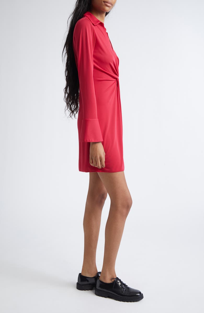 Cinq à Sept McKenna Matte Jersey Minidress, Alternate, color, Burgundy Plum