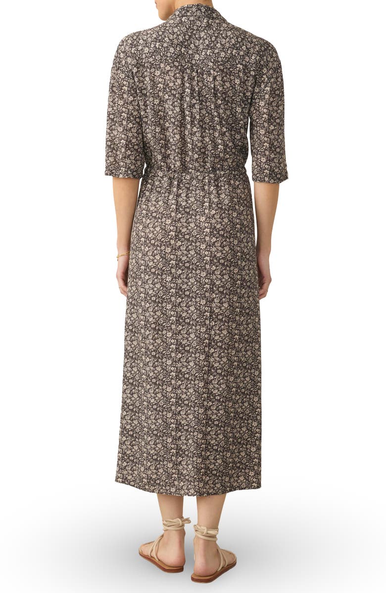 Faherty Island Floral Midi Shirtdress, Alternate, color, 