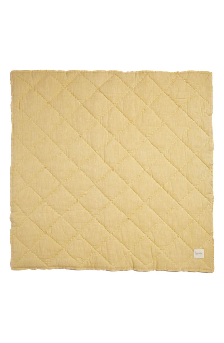 Pehr Chambray Blanket, Alternate, color, Ivory/ Marigold