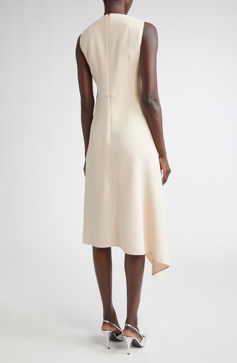 Akris Asymmetric Sleeveless Wool Dress, Alternate, color,