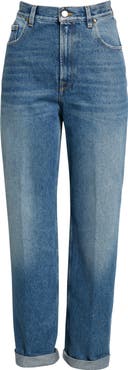 デニム・ジーパン GOLDEN GOOSE Lived-in effect jeans Light Blue Golden Goose Kim Lived-In Jeans | Nordstrom