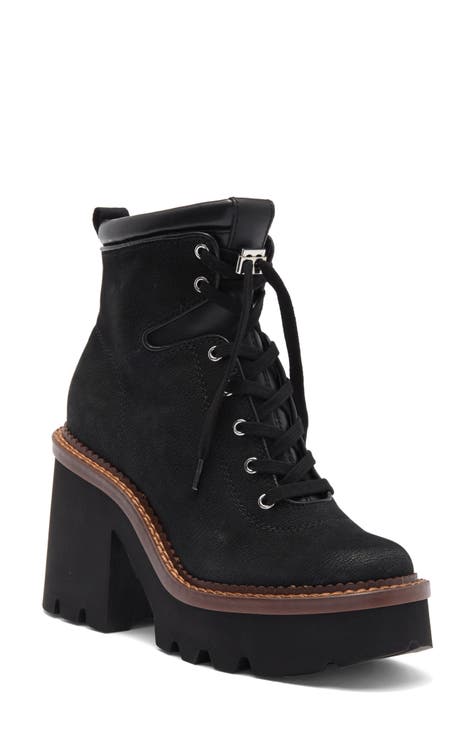 Dommie Lug Sole Platform Bootie (Women)