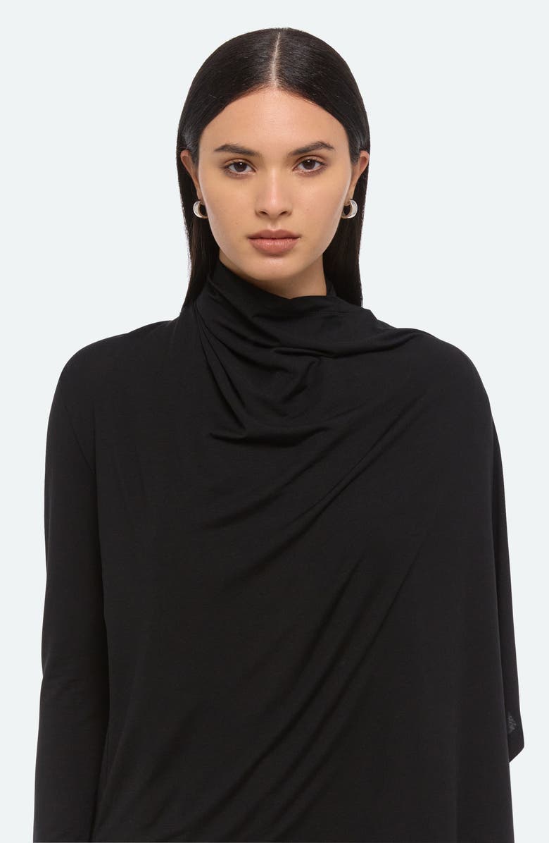 Helmut Lang Scarf Top, Alternate, color, Black