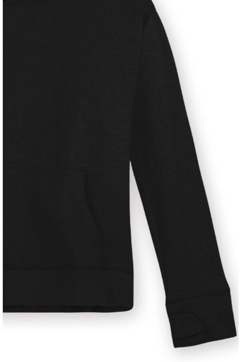 Organic Cotton Pullover Pocket Hoodie, Alternate, color, Black
