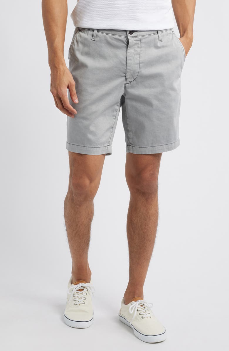 AG Wanderer 8.5-Inch Stretch Cotton Chino Shorts, Main, color, Sulfur Silver Phantom