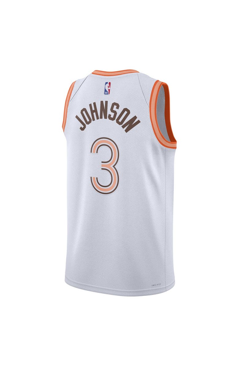 Nike Unisex Nike Keldon Johnson White San Antonio Spurs 2023/24 Swingman Jersey - City Edition, Alternate, color, 