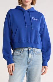Obey Cities Crop Hoodie
