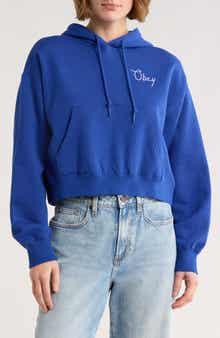 Obey Cities Crop Hoodie
