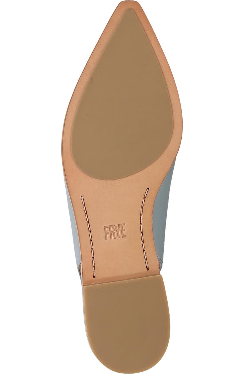 Frye Kenzie Pointed Toe Slingback Flat, Alternate, color, Steel Blue