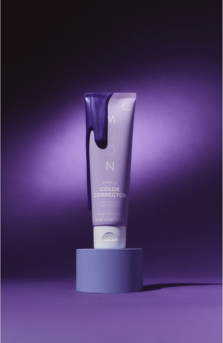 MOON Purple Color Corrector Toothpaste, Alternate, color, 