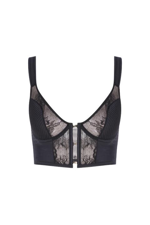 Estelle Lace Satin Bustier