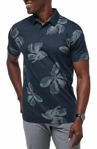 TravisMathew Tropical Tour Floral Cotton Blend Polo