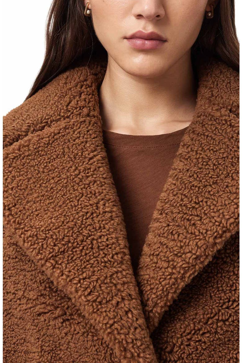 Eddie Teddy Jacket, Alternate, color, COGNAC BROWN