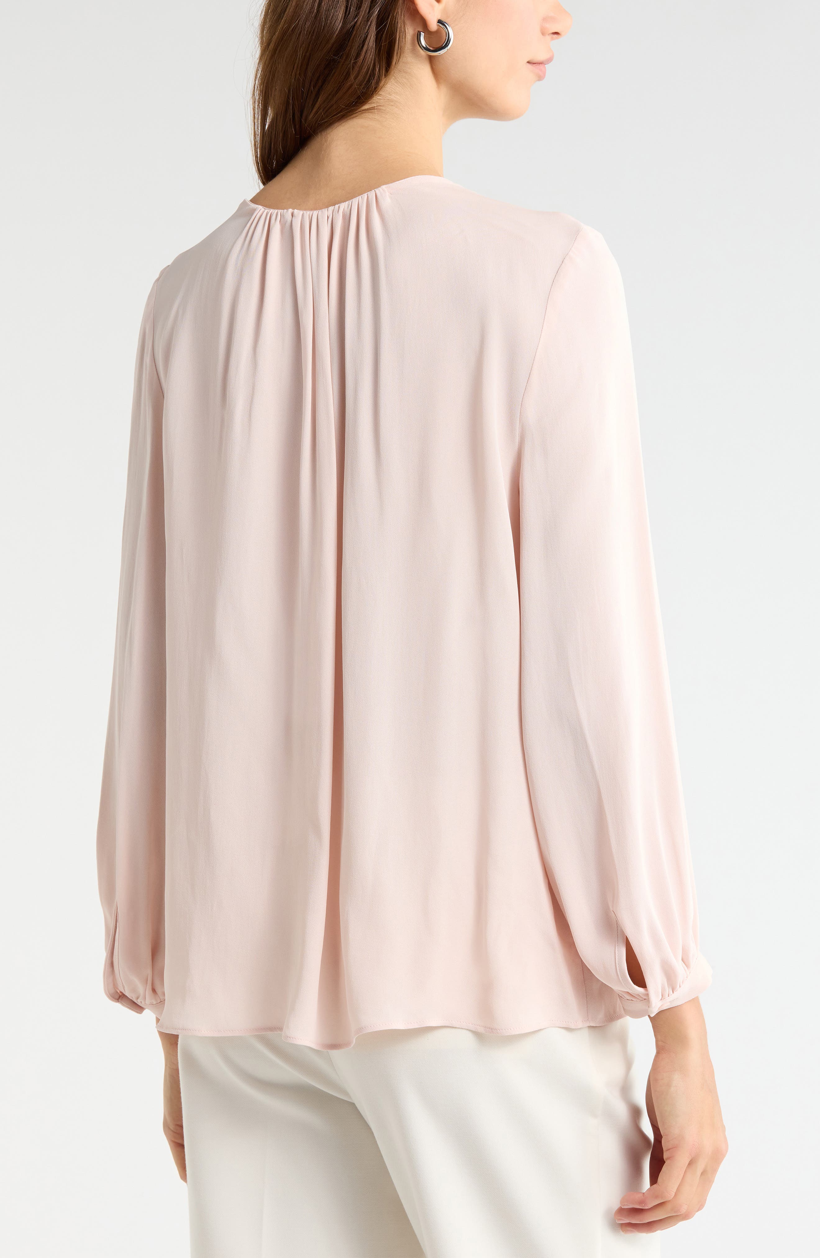 V-Neck Button-Up Top - image 2