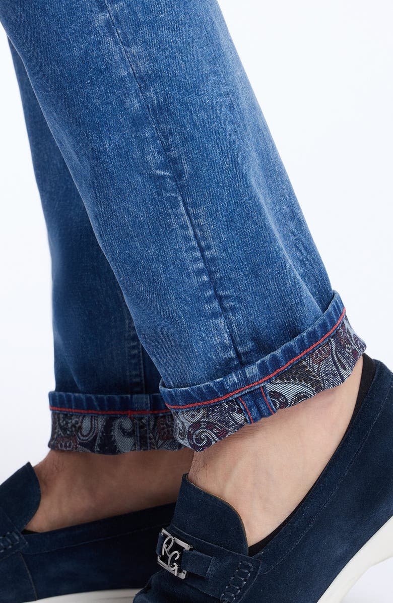 Robert Graham Ryazan Straight Leg Jeans, Alternate, color, Light Indigo