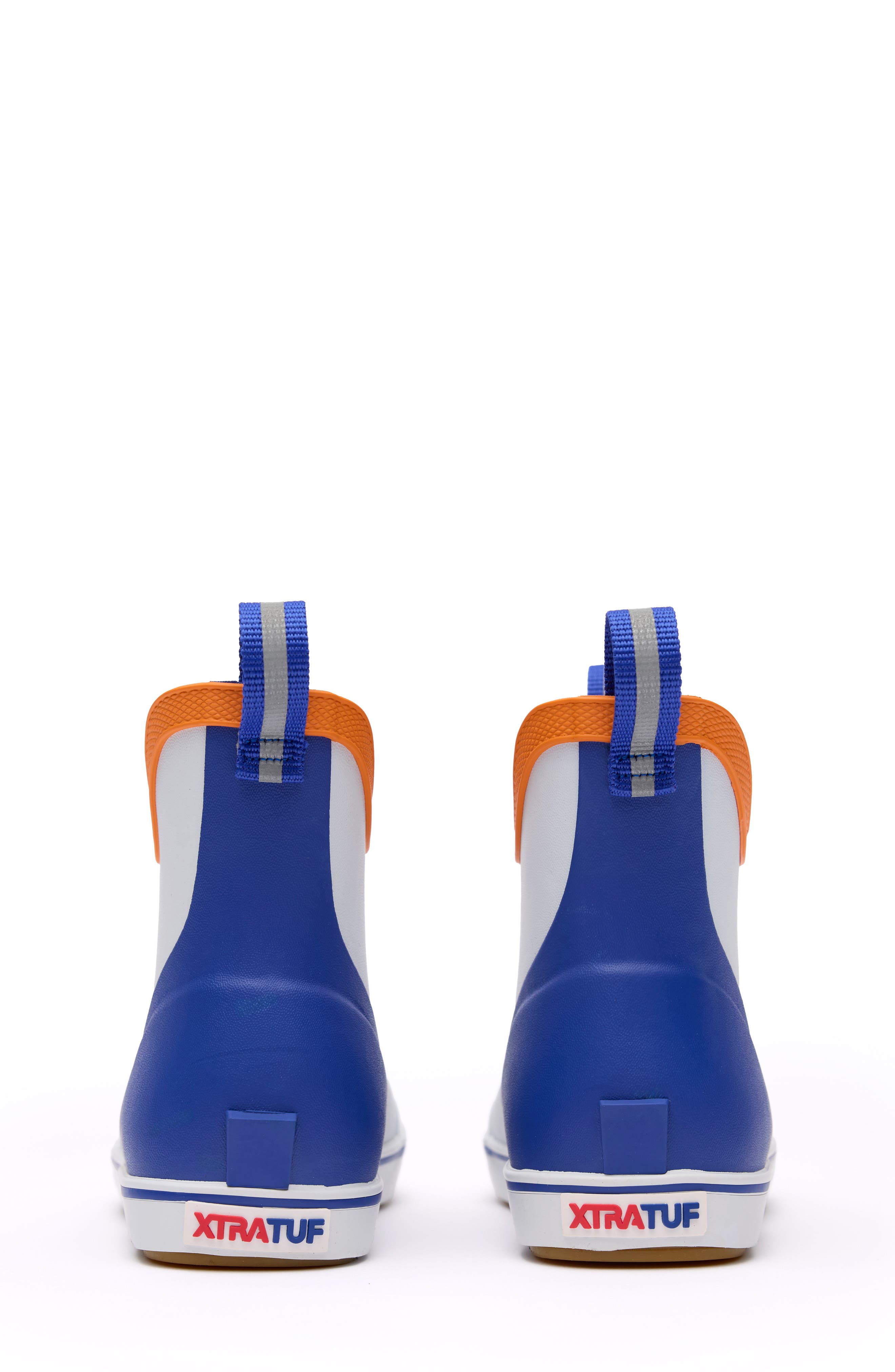 XTRATUF Waterproof Deck Boot, Alternate, color, White Multi/Blue