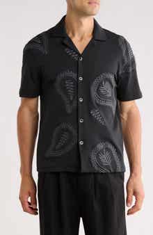 JASON WU Paisley Embroidered Camp Shirt