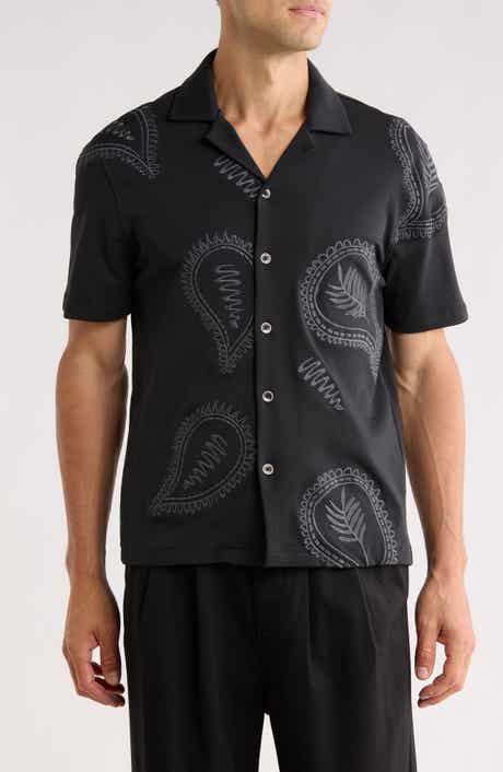 JASON WU Paisley Embroidered Camp Shirt