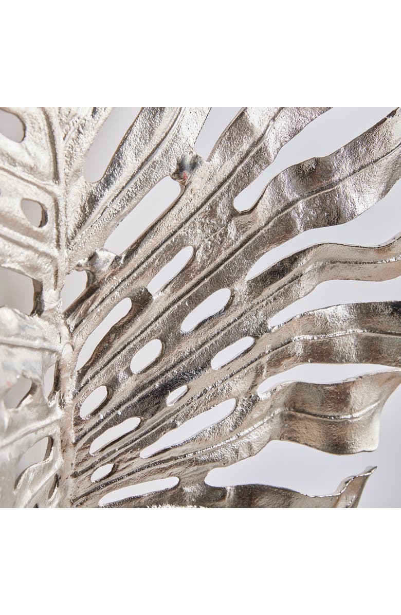 Napa Home & Garden Monstera in Silver Wall Sculpture Art Large, Alternate, color, Silver