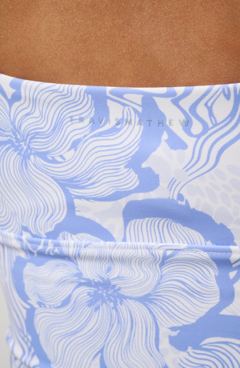 TravisMathew Moveknit Floral Crop Tank, Alternate, color, Cornflower Blue Multi