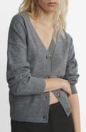 MANGO V-Neck Cardigan