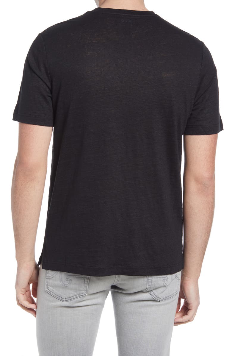 Nordstrom Men's Linen Crewneck T-Shirt, Alternate, color, 