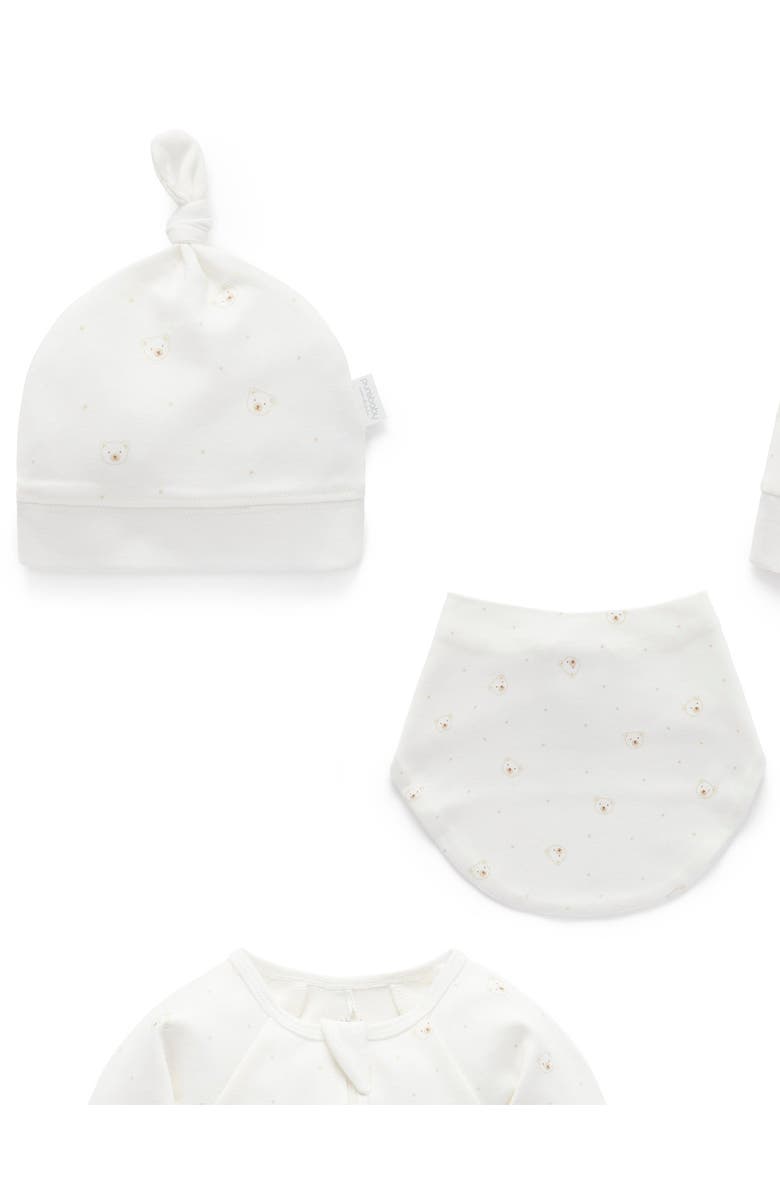 Purebaby Welcome Baby Gift Pack 5 Piece, Alternate, color, Vanilla Bear