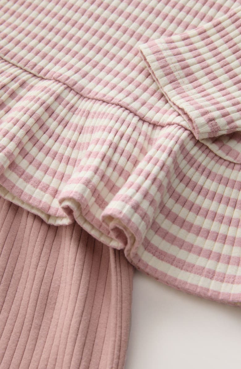 NEXT Kids' Long Sleeve Top & Wide Leggings, Alternate, color, Pink