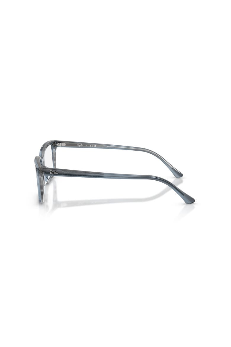 54mm Square optical glasses, Alternate, color, Blue