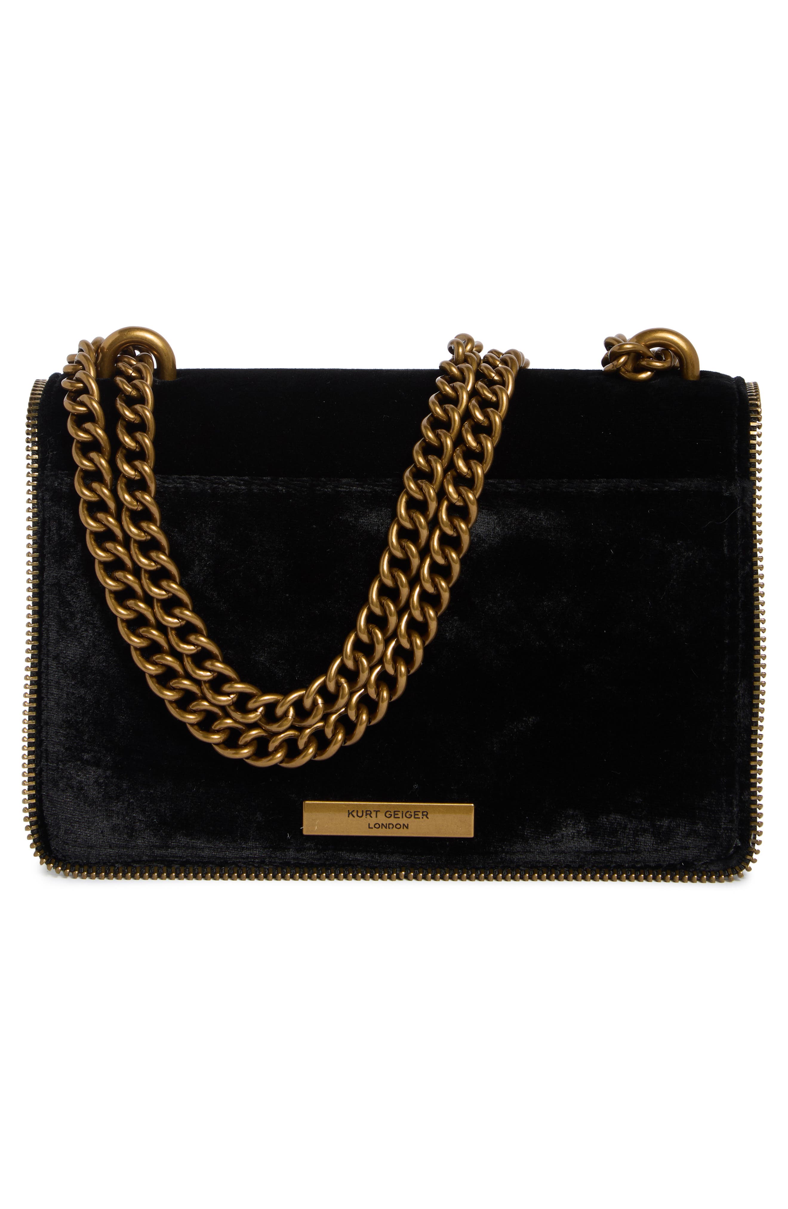 Kurt Geiger London Shoreditch Eagle Small Crossbody Bag, Alternate, color, Bronze Combo