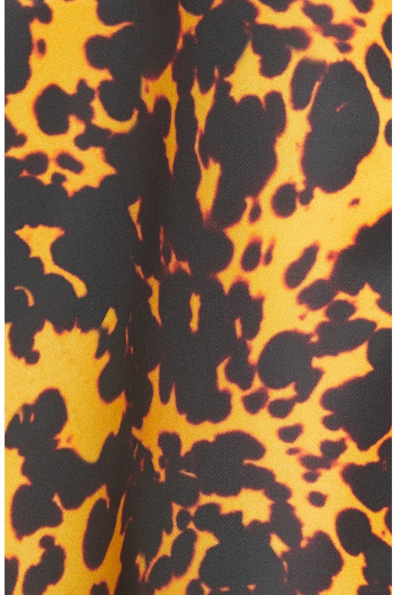Tortoiseshell Print Coat, Alternate, color, NATURAL