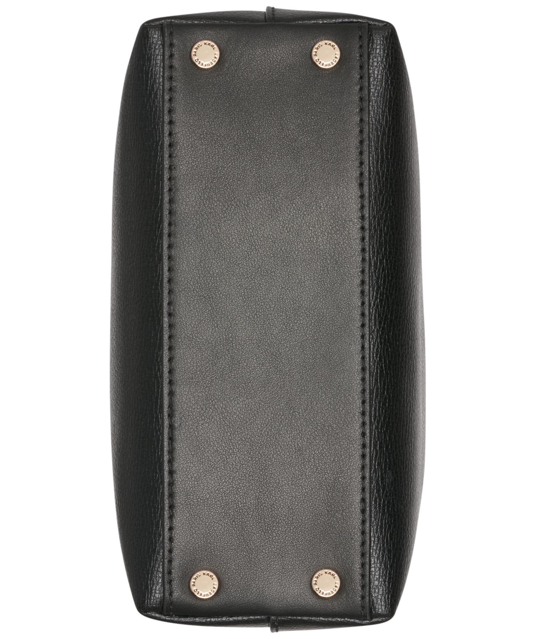 KARL LAGERFELD PARIS Jacqueline Crossbody, Alternate, color, Black/Gold