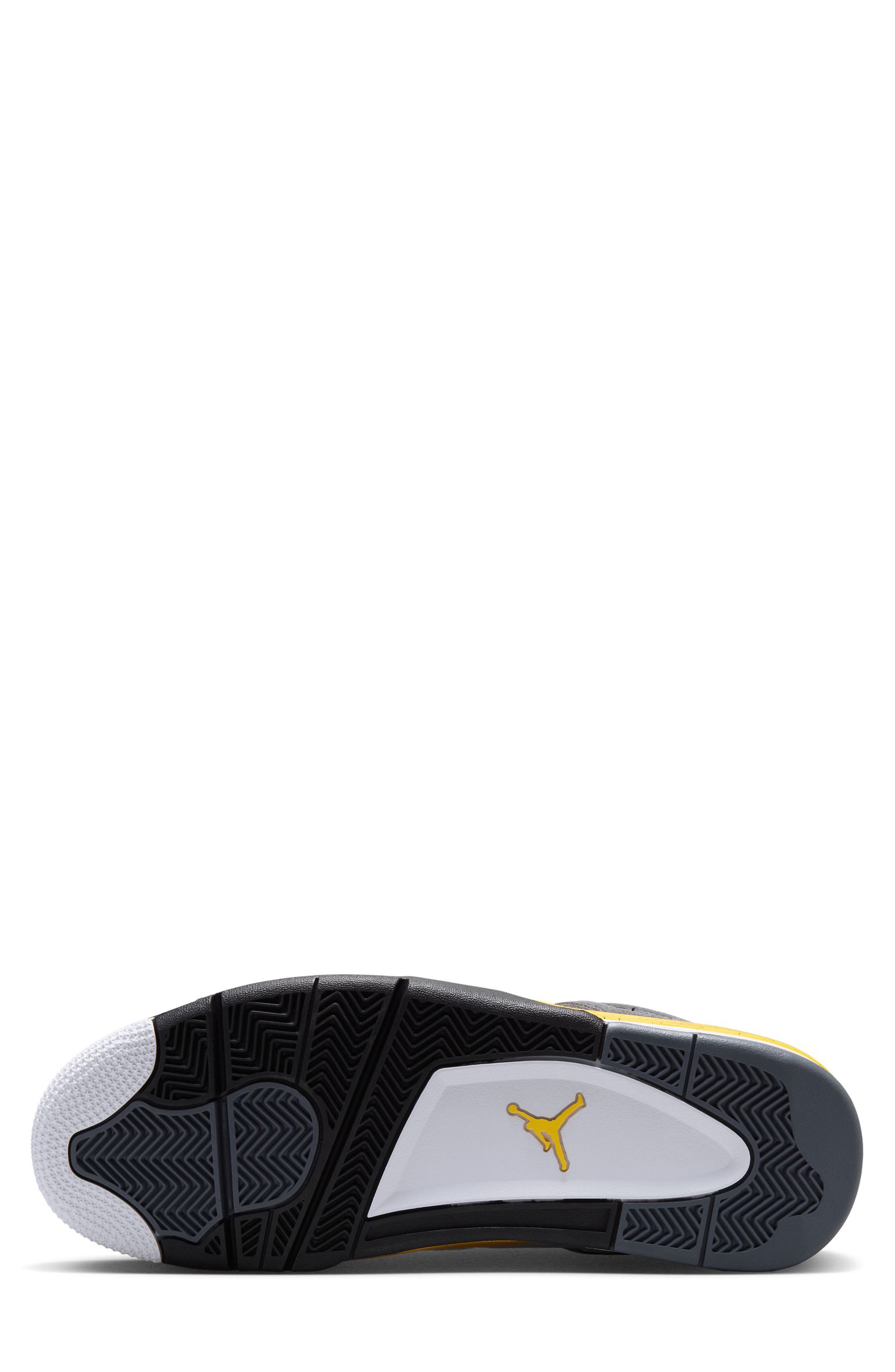 Air Jordan 4 Retro Basketball Sneaker, Alternate, color, 102 WHITE/MLTCLR