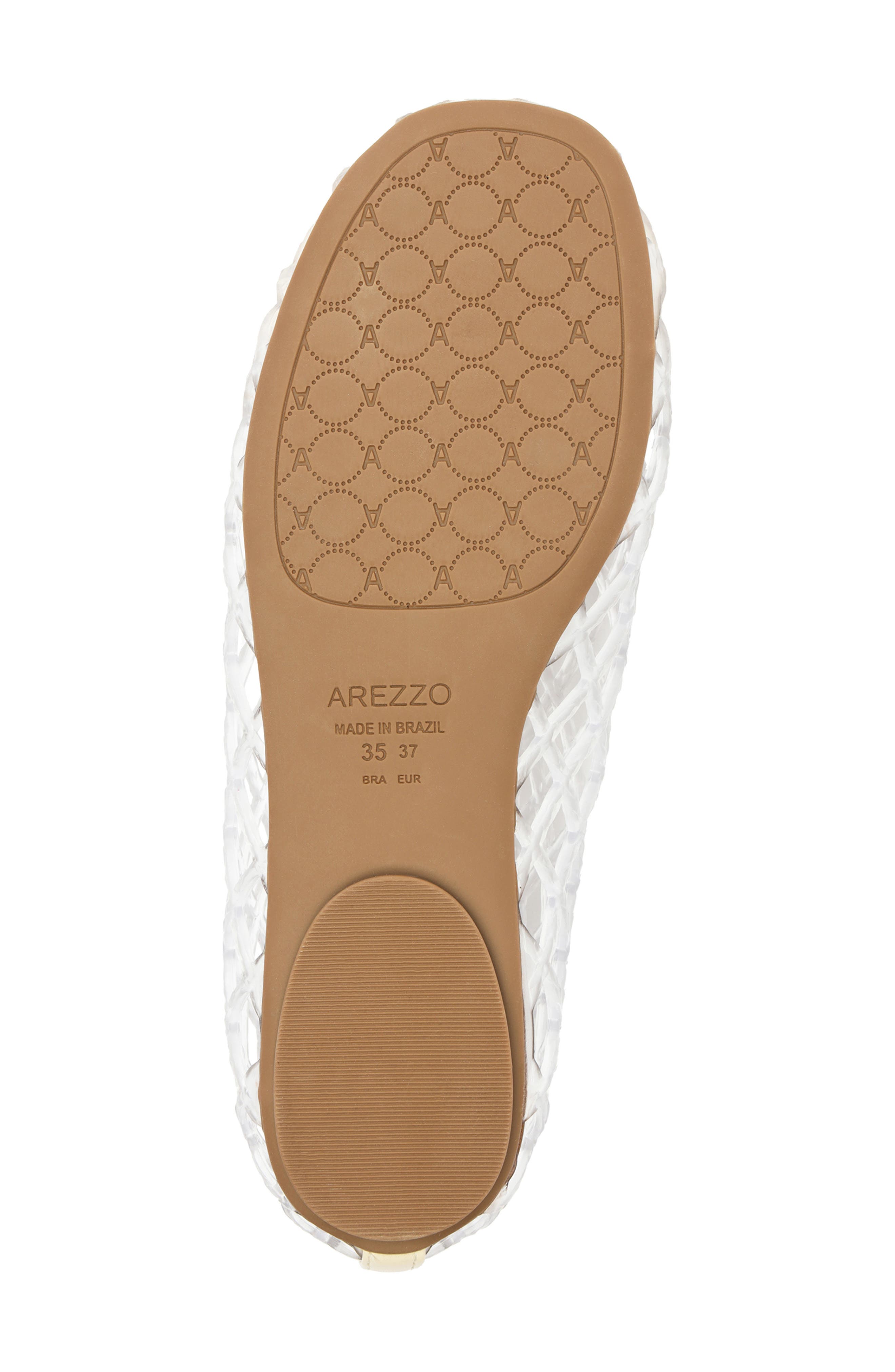 Arezzo Jada Jelly Ballet Flat, Alternate, color, Translucido
