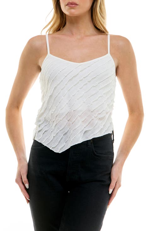 Angled Ruffle Camisole