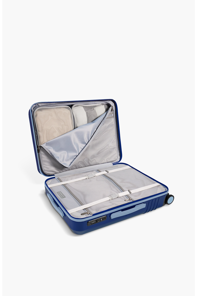 Carry-On Luggage, Alternate, color, Navy Gloss / Slate Trim