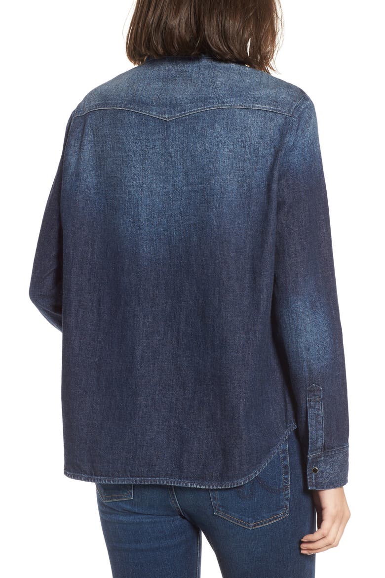 Deanna Denim Shirt, Alternate, color, TIMELESS