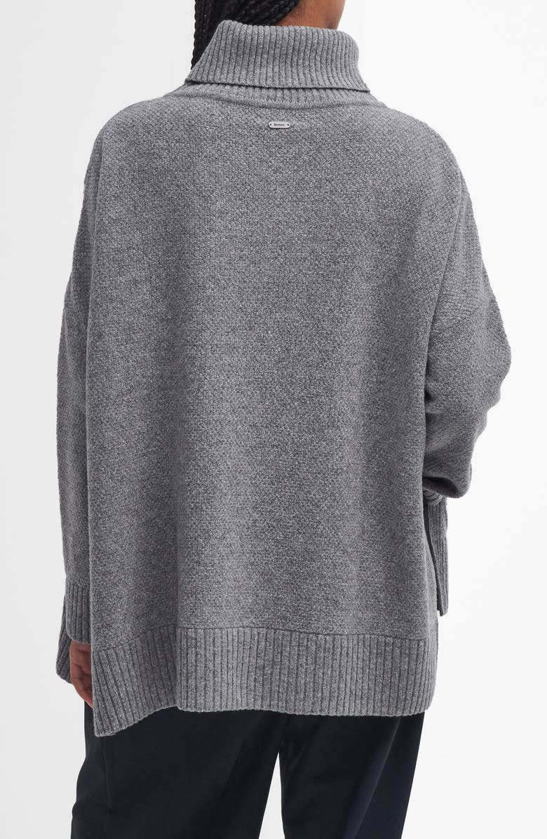 Barbour Burne Wool Blend Turtleneck Sweater, Alternate, color, 