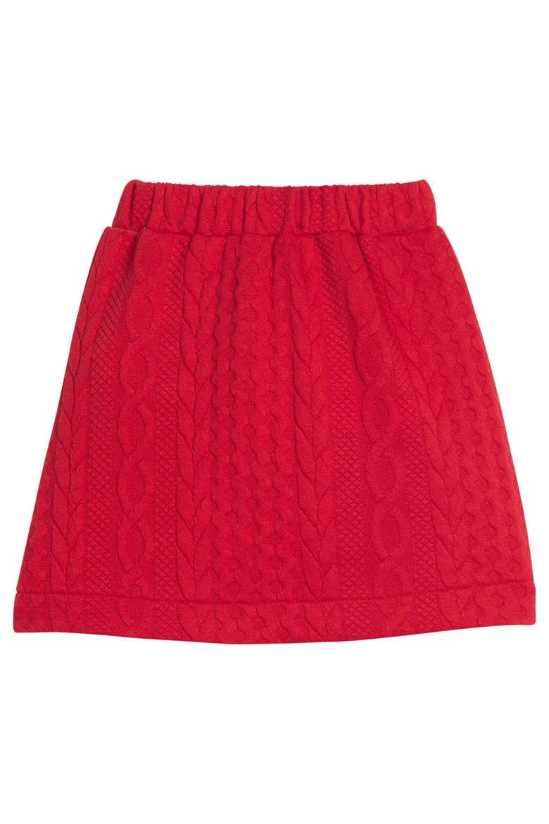 Kids' Quilted Mini Skirt, Main, color, Cherry